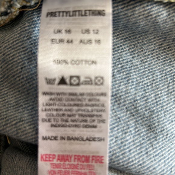 NWT Pretty Little Thing High Waisted Mom shorts - Picture 6 of 7